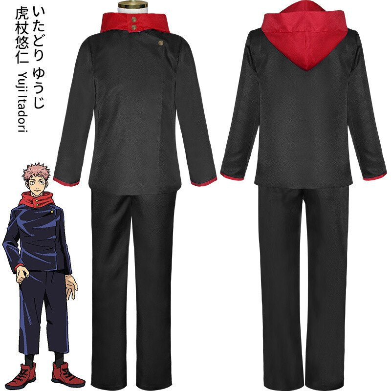 Anime Sorcerer Student Uniform for Adults, costume photo 5