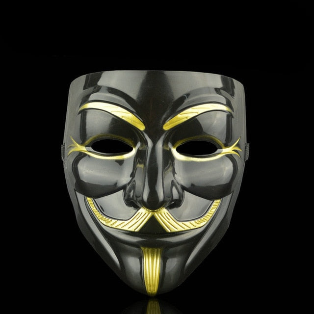 Guy Fawkes V for Vendetta Mask for Adults, costume photo 4