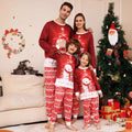 Christmas Cartoon Snowman Deer Print Parent-Child Pajamas Home Wear