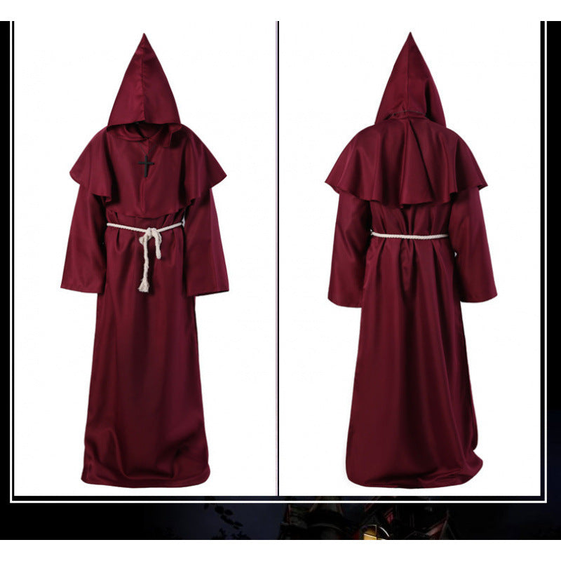 Medieval Monk Robe for Adults, costume photo 2