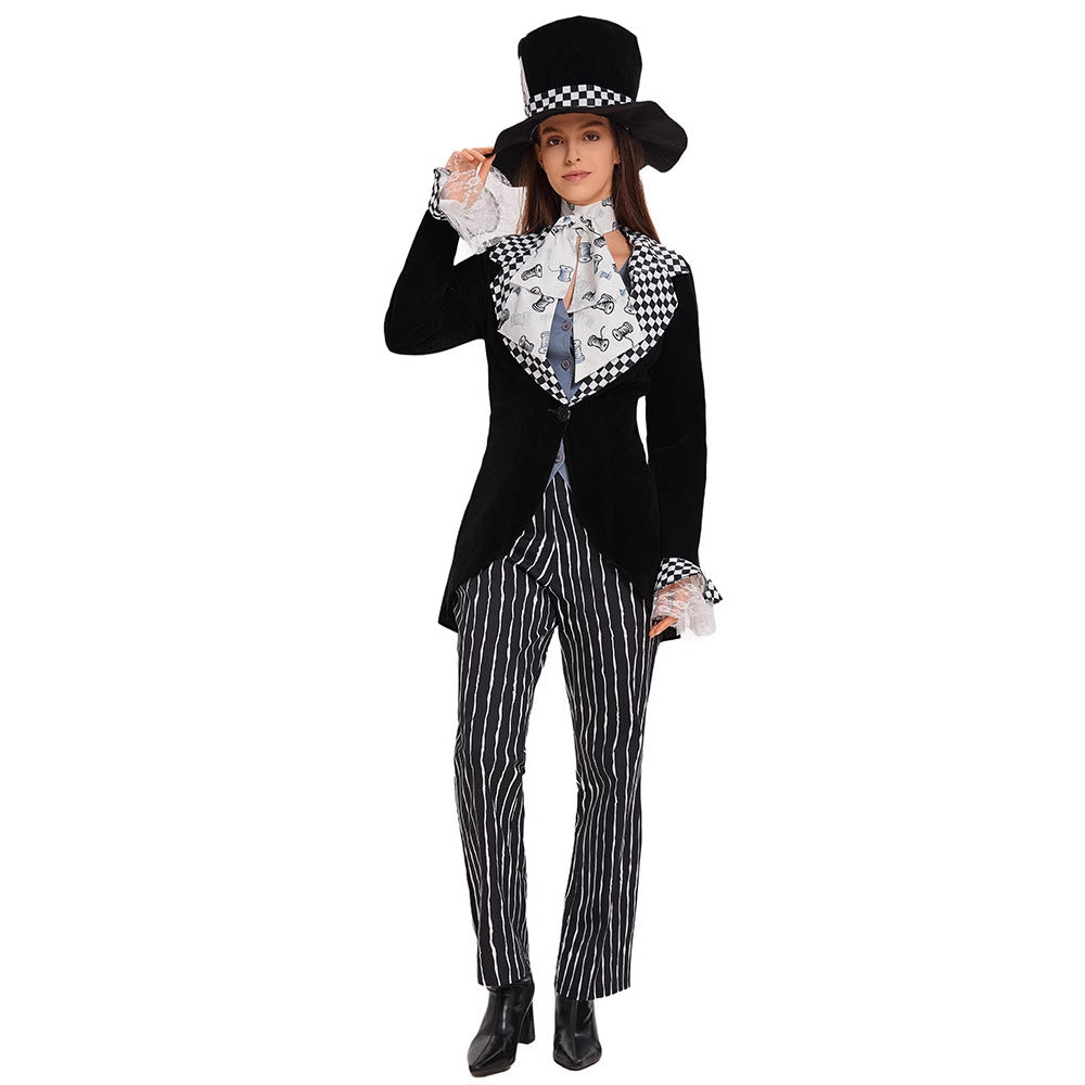 Circus Magician Cosplay for Women, product photo 2 on a white background