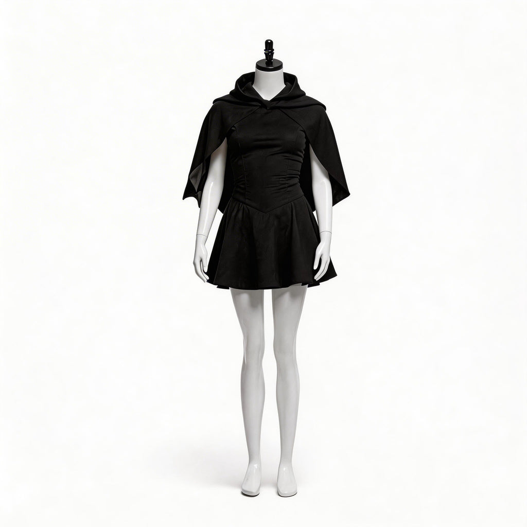 Ghost Face Horror Costume for Women, product photo 2 on a white background