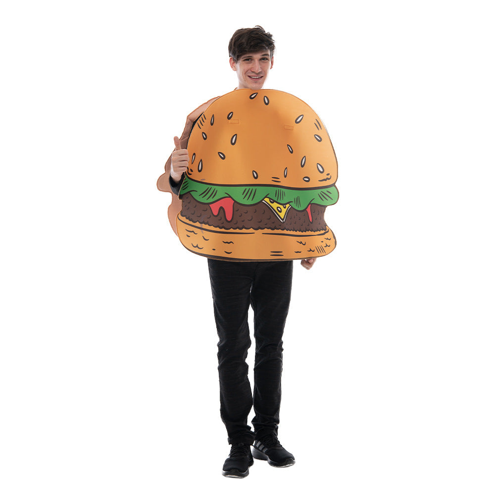 Compound Sponge Costumes School Activity Games Party Hamburger Bar Carnival