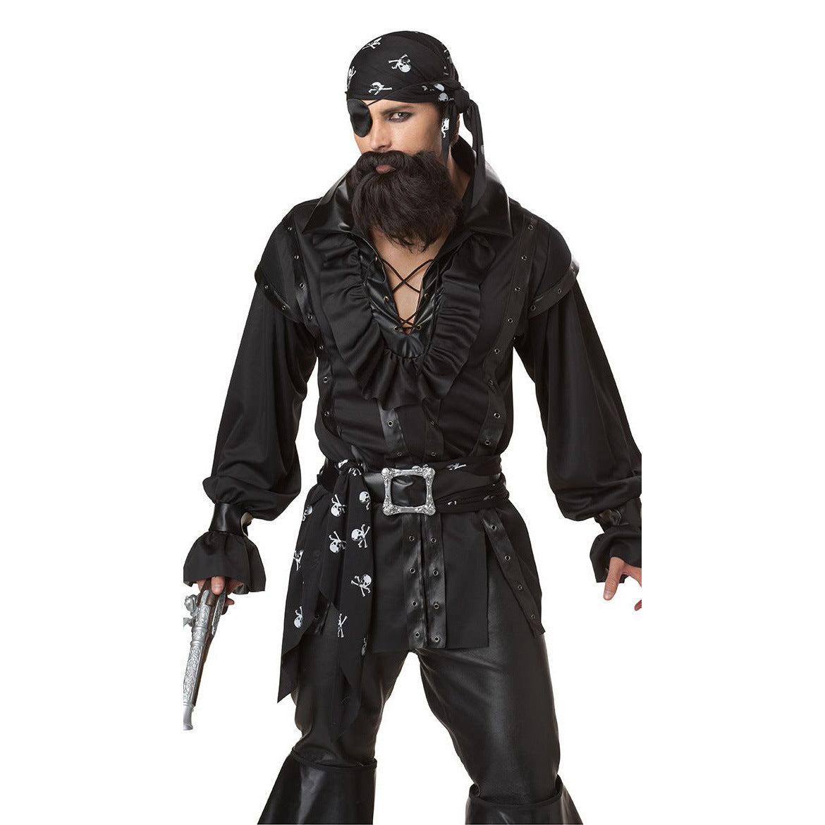 Pirate Costume for Men and Women, product photo 4 on a white background
