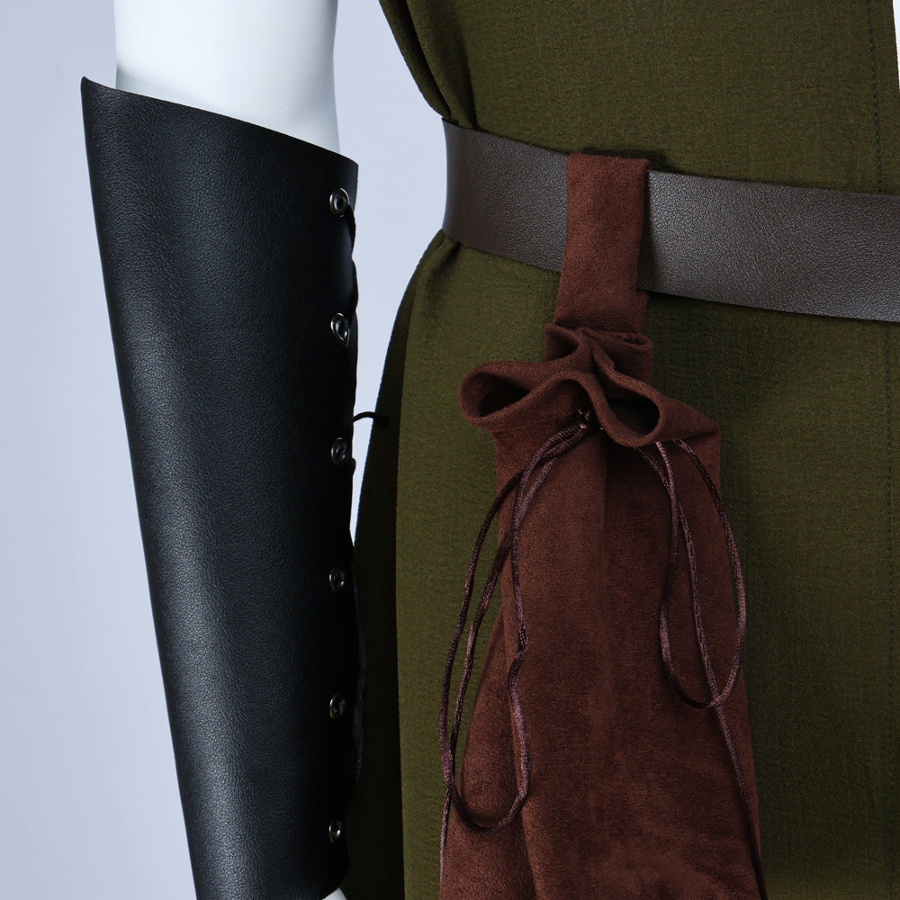 Renaissance Vest Medieval Knight Pirate Costume for Men, costume photo 5