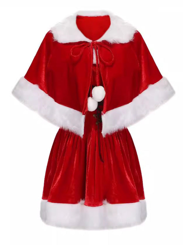 Christmas Elf Costume for Women, product photo 3 on a white background