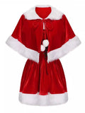 Christmas Elf Costume for Women, product photo 3 on a white background