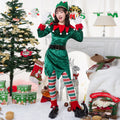 Christmas elf costume cosplay performance costume adult green set green fairy