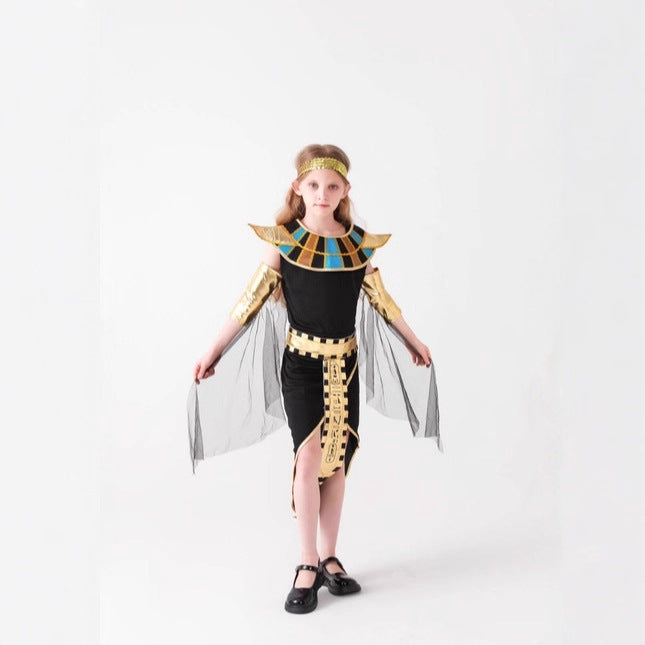 Egyptian Queen Costume for Girls, product photo 2 on a white background