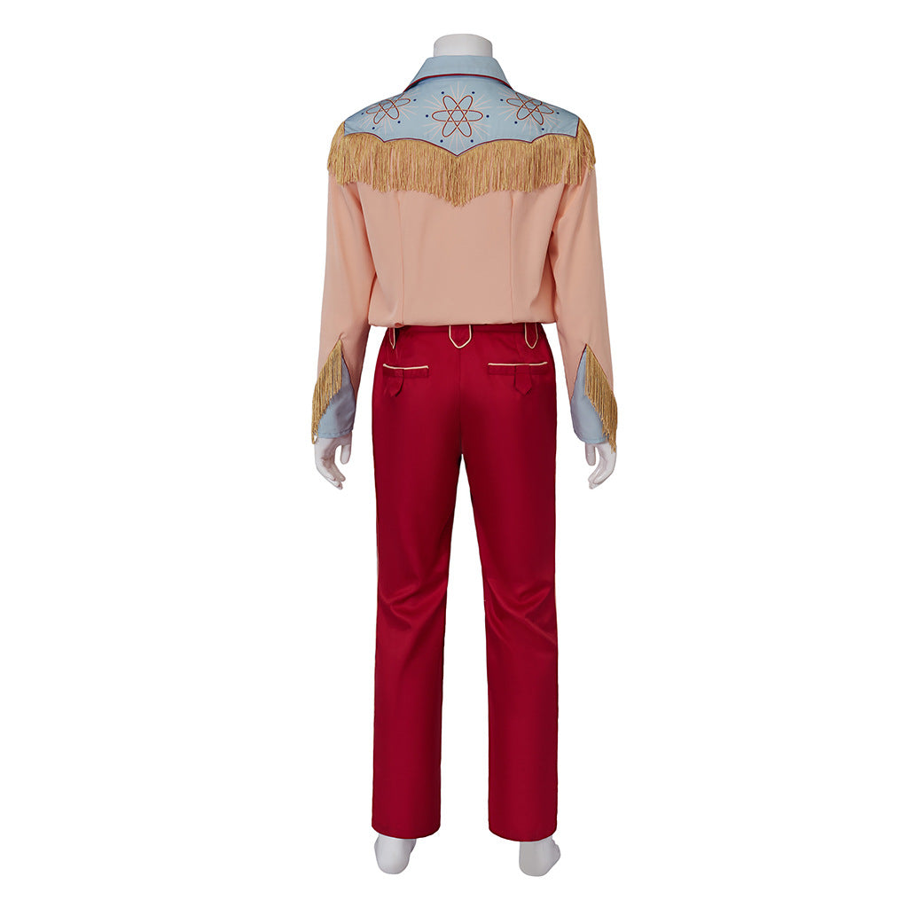 Back to the Future Marty McFly Cowboy Costume Adult Halloween Cosplay