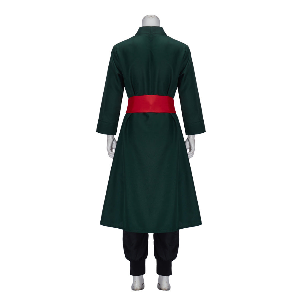 One Piece Roronoa Zoro Cosplay Costume Adult Land of Wano Outfit Halloween