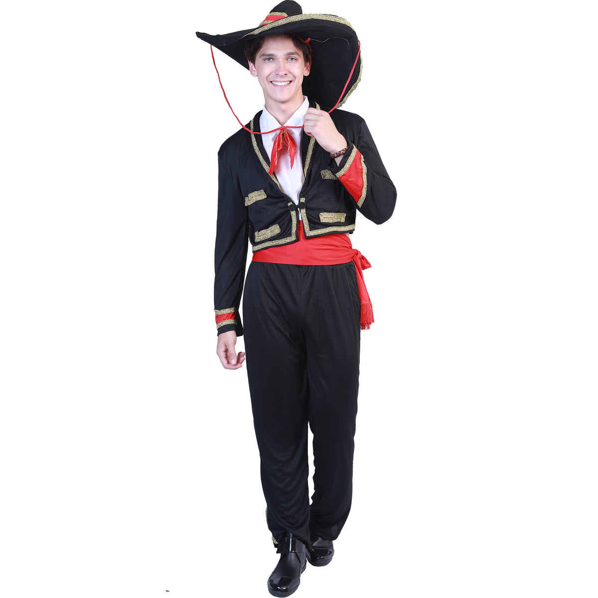 Day of the Dead Costume for Kids and Men, product photo 5 on a white background