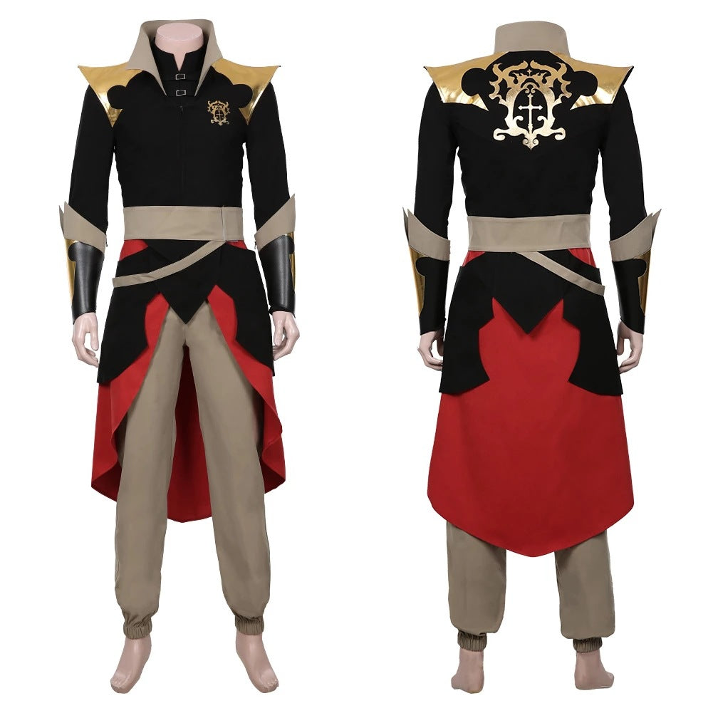 Castlevania Trevor Belmont Costume for Adults, front view on a white background