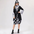 Storybook Hatter Plaid Dress Costume for Women, costume photo 5