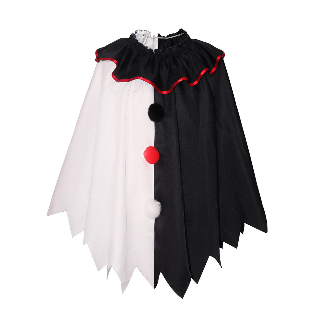 Horror Clown Cape for Adults, product photo 5 on a white background