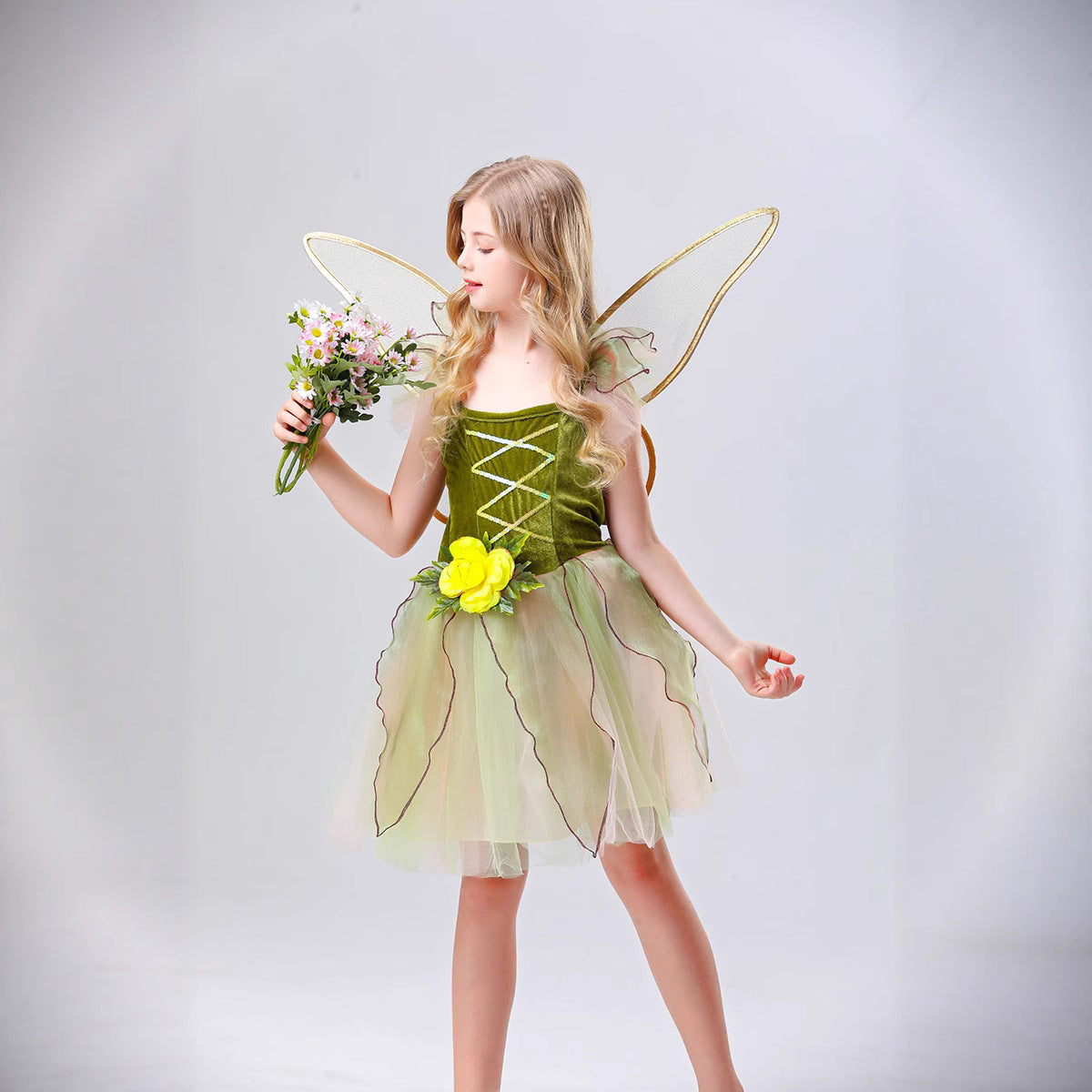 Firefly Fairy Princess Dance Costume for Girls, costume photo 4