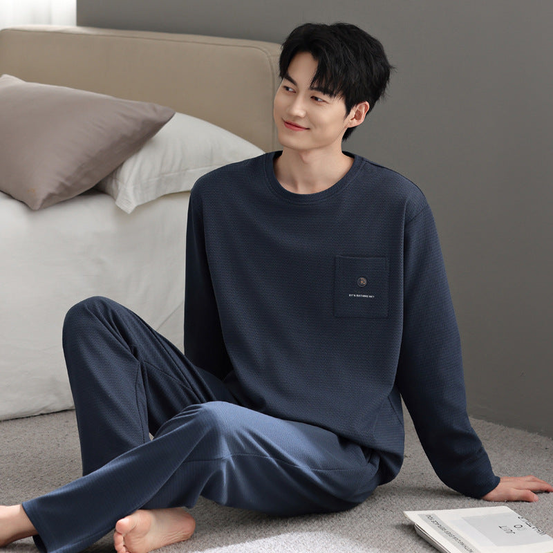 Pajamas men's checkered home clothes
