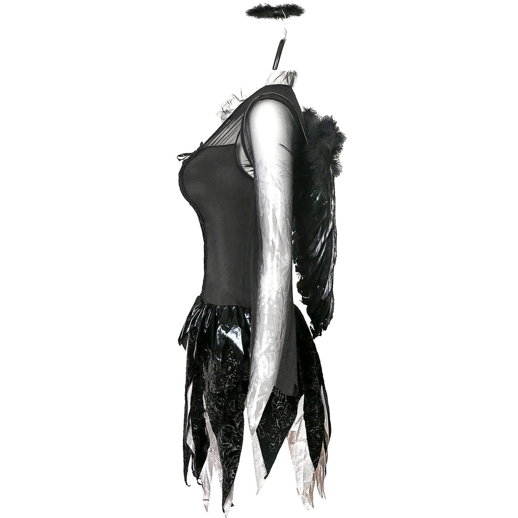 Dark Angel Zombie Costume for Adults, product photo 5 on a white background