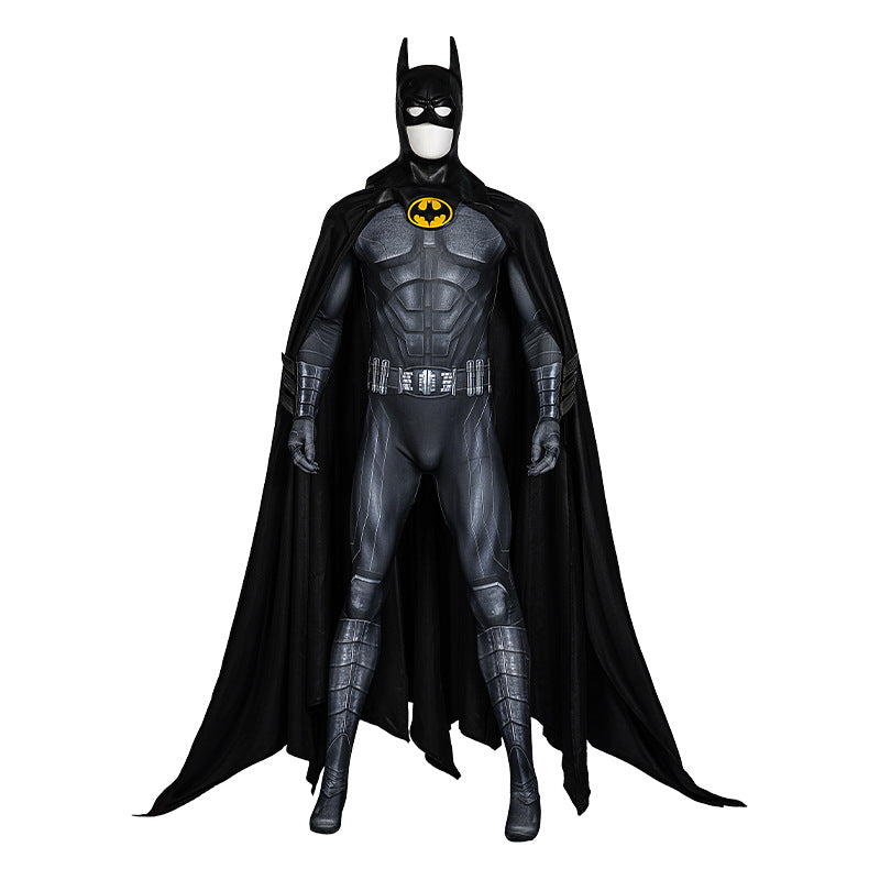 Dark Vigilante Armor for Adults, front view on a white background