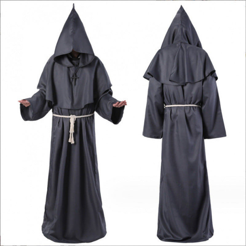 Medieval Monk Robe for Adults, costume photo 7