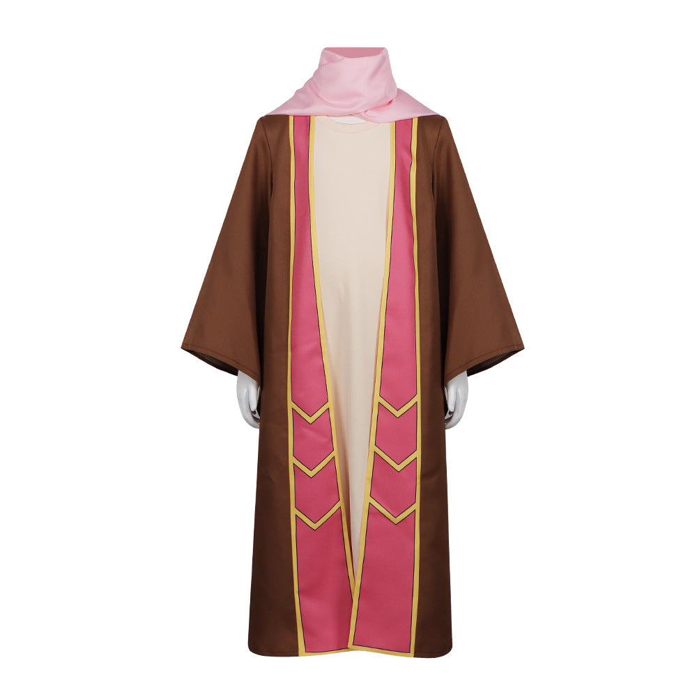 Demon King Daughter Costume for Kids, front view on a white background