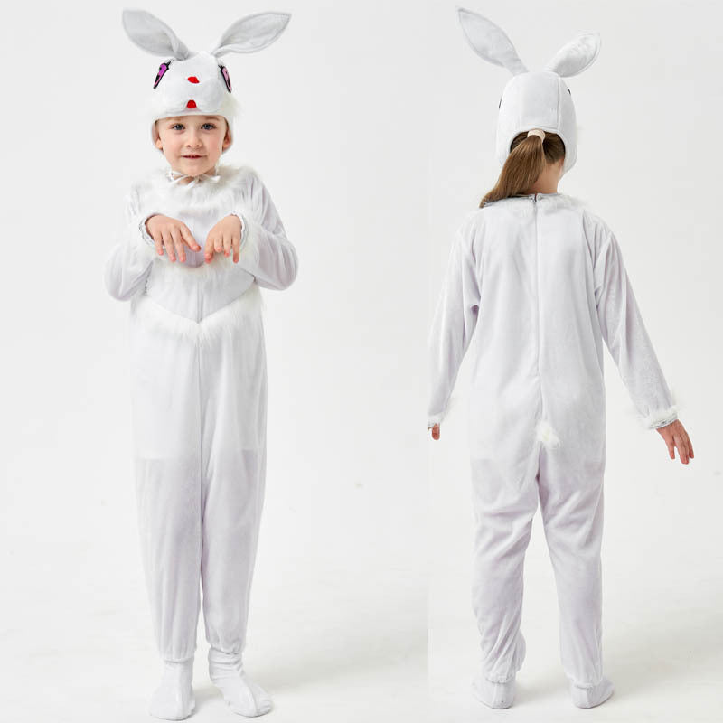 Pink Bunny Rabbit Onesie for Kids, costume photo 2