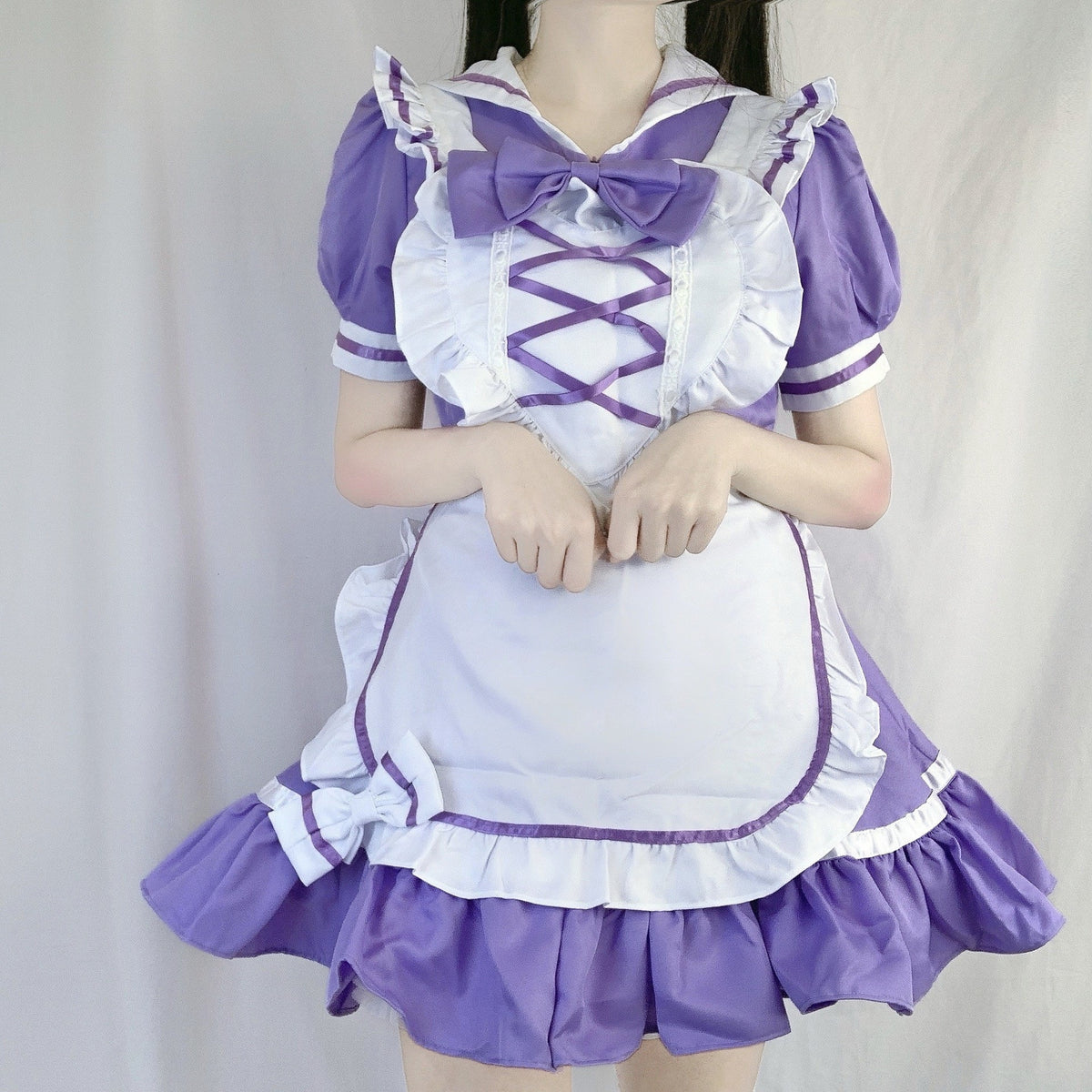 Purple Maid Princess Costume for Women, costume photo 3