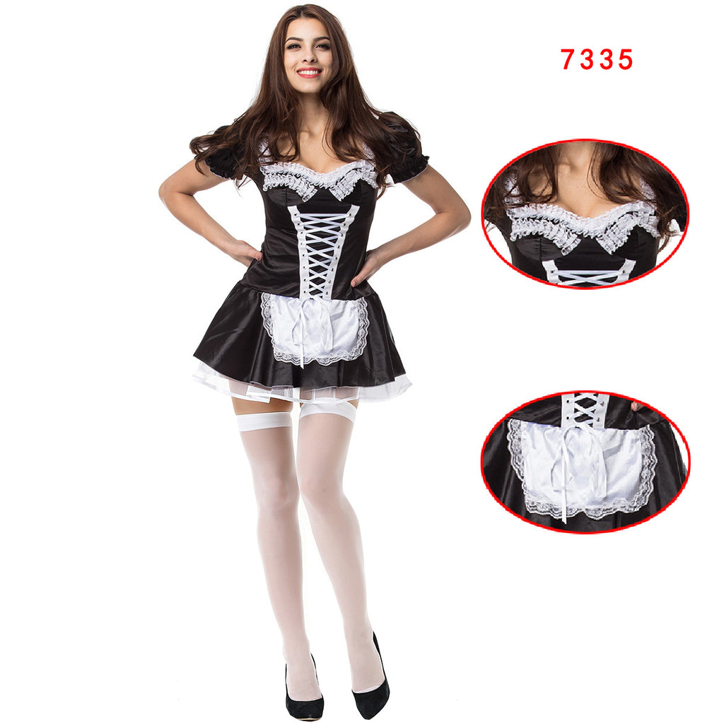 Sexy lingerie uniform set sexy maid costume cosplay costume – photo 6
