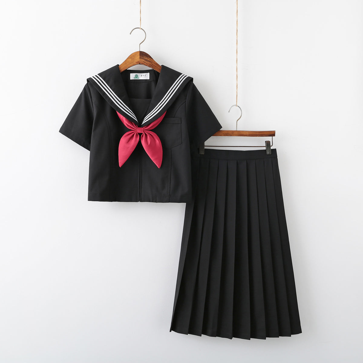 Black JK Sailor School Uniform Costume Women Anime Halloween Cosplay Set S-3XL