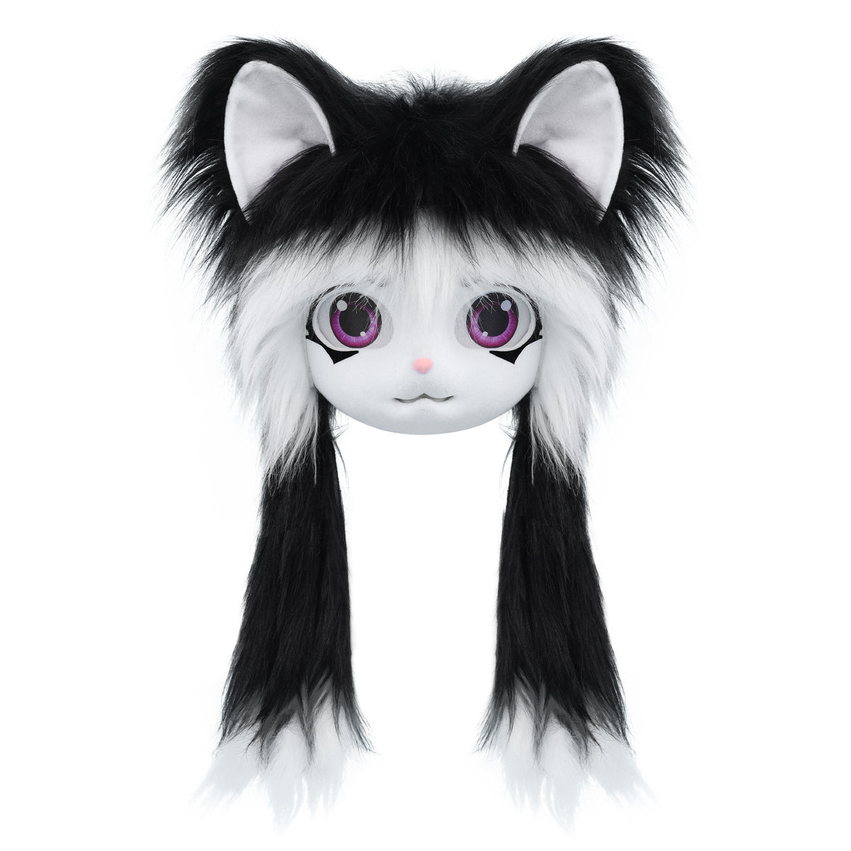 Kigurumi Plush Animal Head Wearable Hoodie Lolita Ready-to-Wear Cosplay Cute Animal Costume Furry Costume