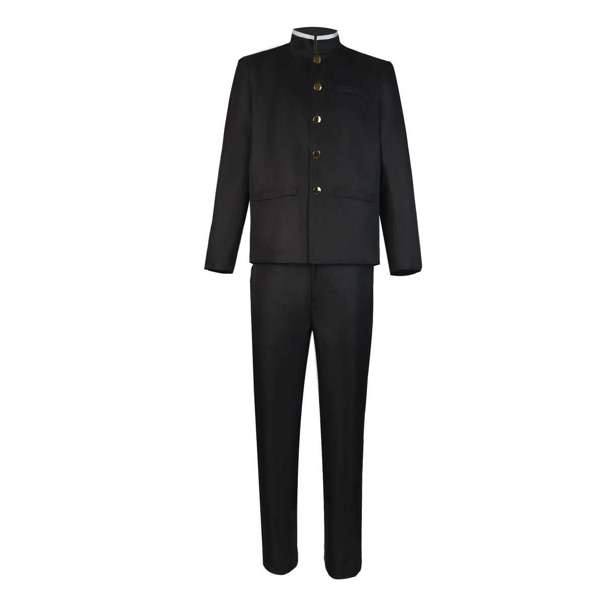 Anime Psychic School Uniform for Adults, front view on a white background