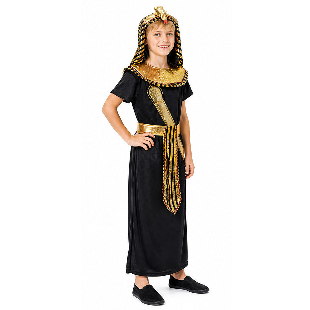 Egyptian Pharaoh Costume for Kids, product photo 3 on a white background