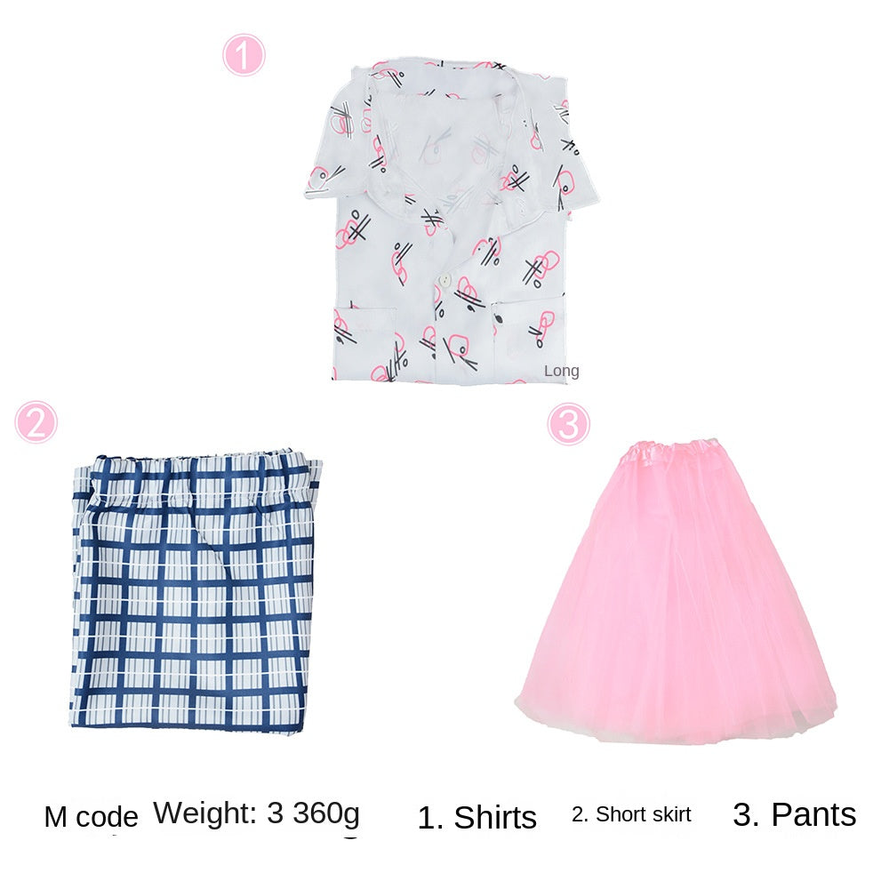 Pet Detective Pink Dress for Adults, product photo 3 on a white background