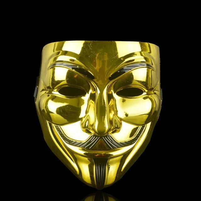 Guy Fawkes V for Vendetta Mask for Adults, costume photo 3