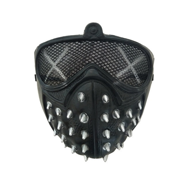 Devil Rivet Death Mask for Adults, product photo 4 on a white background