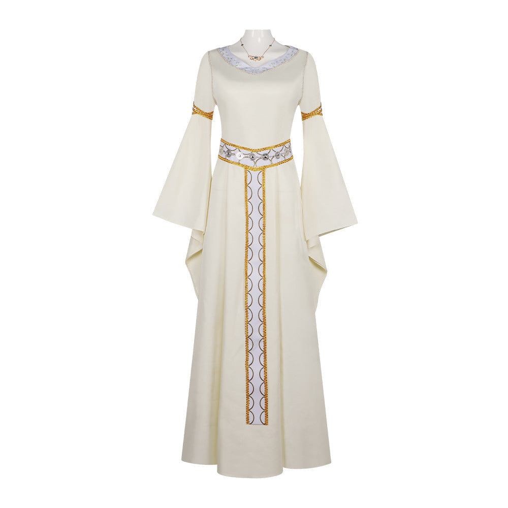 Medieval Shieldmaiden Gown for Women, product photo 4 on a white background