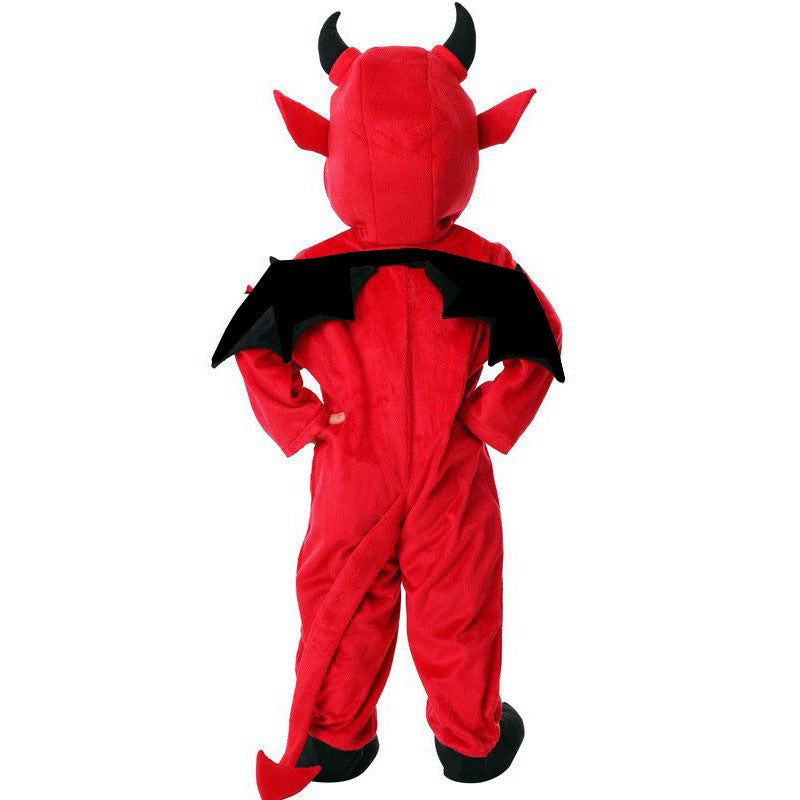 Little Devil Bat Vampire Costume for Kids, product photo 2 on a white background