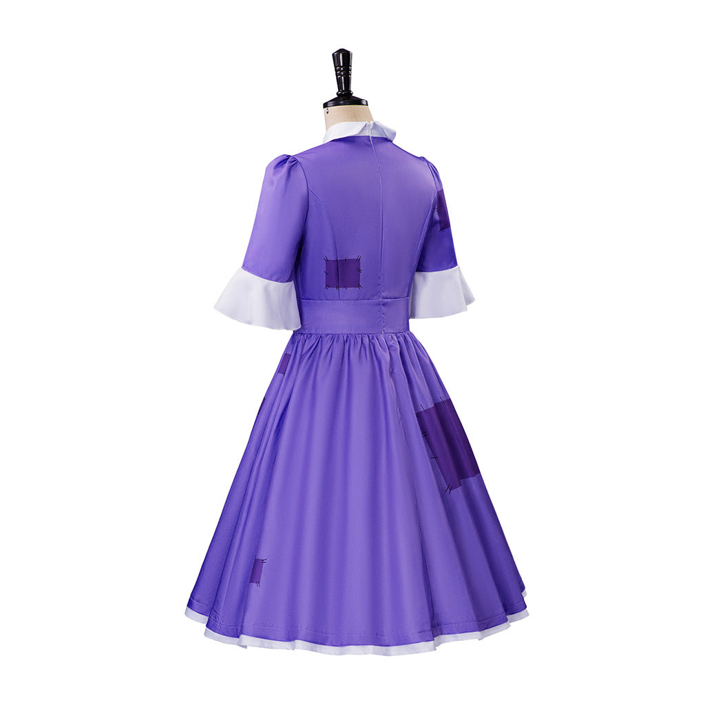 Jester Circus Costume for Women, product photo 4 on a white background