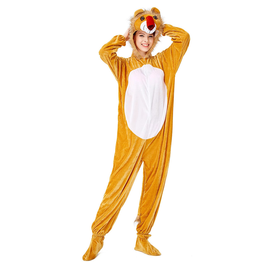 Lion Animal Costume for Kids and Adults, product photo 3 on a white background