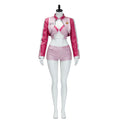 Princess Peach Costume Women Super Mario Pink Dress Cosplay Halloween Outfit – Pink