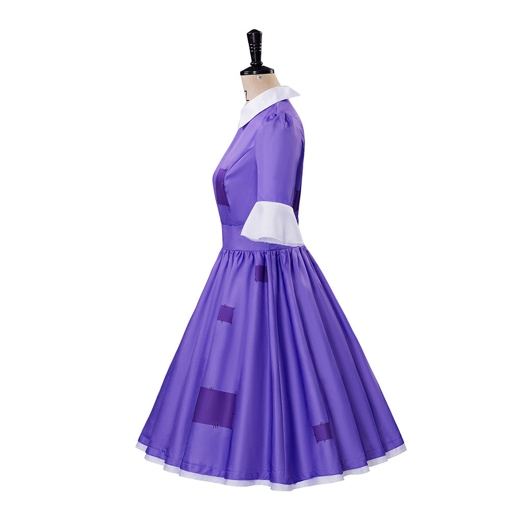 Jester Circus Costume for Women, product photo 3 on a white background