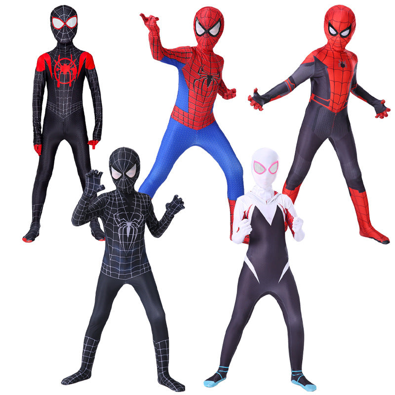 Miles Morales Spider-Man Bodysuit Costume Adult Halloween Cosplay 150-190cm
