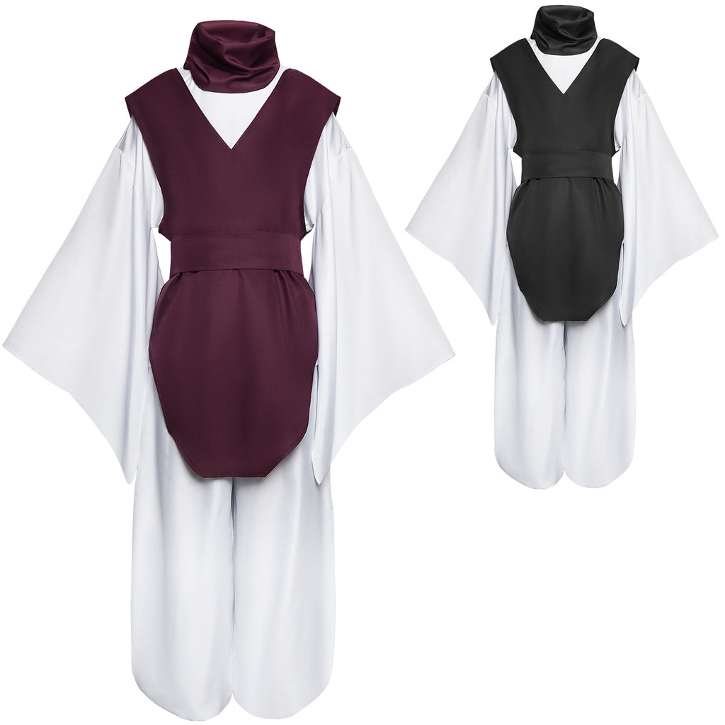 Anime Sorcerer Costume for Adults, front view on a white background