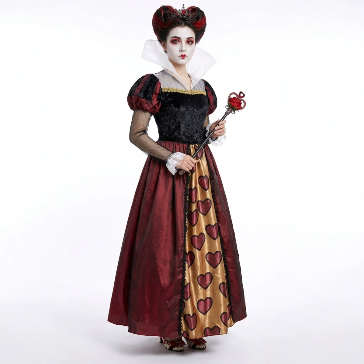 Red Queen Storybook Costume for Women, costume photo 2