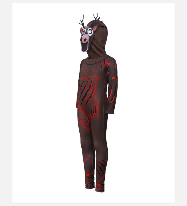 Deer Monster Costume for Kids and Adults, product photo 3 on a white background