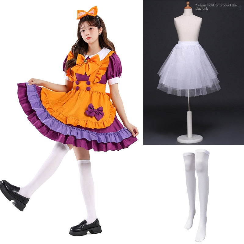 Orange Maid Lolita Costume for Women, costume photo