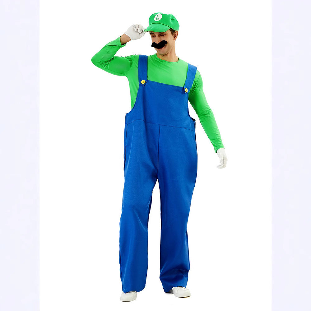 Plumber Costume for Men, product photo 5 on a white background