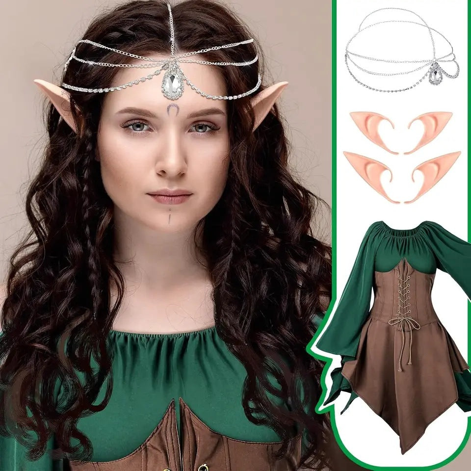 Medieval Fairy Elf Costume for Women, costume photo 3