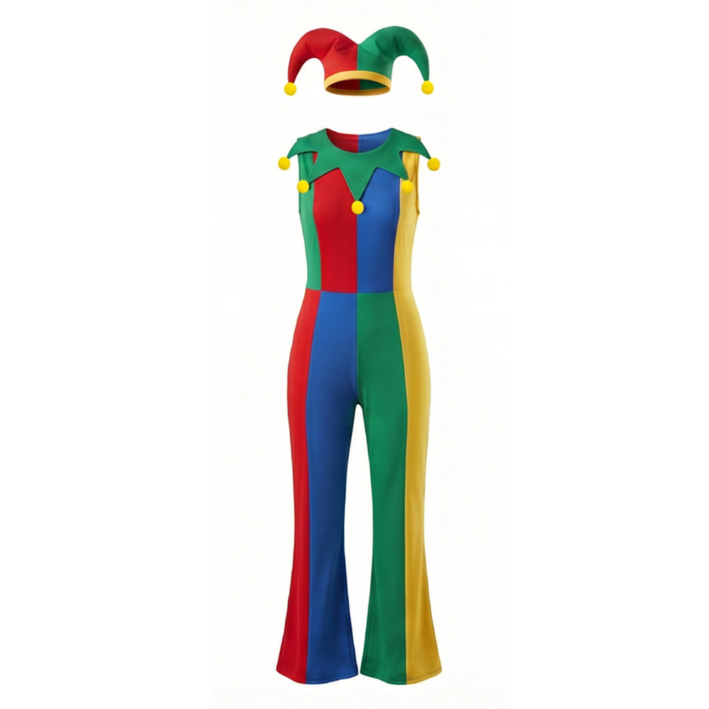 Nightmare Clown Costume for Women, product photo 5 on a white background
