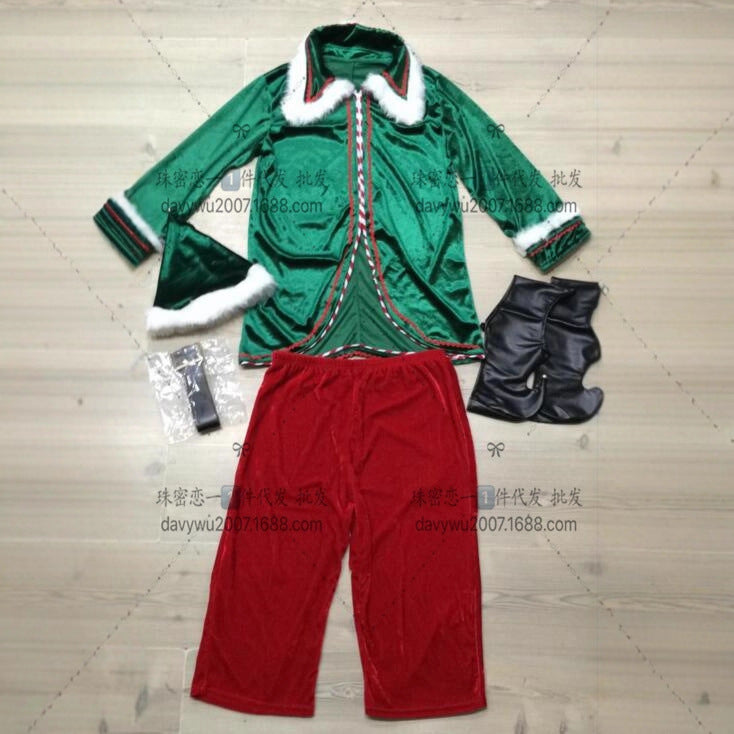 Christmas Clown Costume for Couples, costume photo